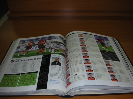 2006년 모 스포츠 주간지의 크리그 구단 스쿼드 분석.jpg : 광주상무2006시즌후반기스쿼드1.jpg